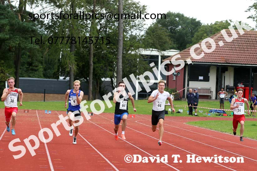 100 metres 24, NECAA Open Meeting, Morpeth, Sunday, March 23rd. David T. Hewitson/Sports for All Pics